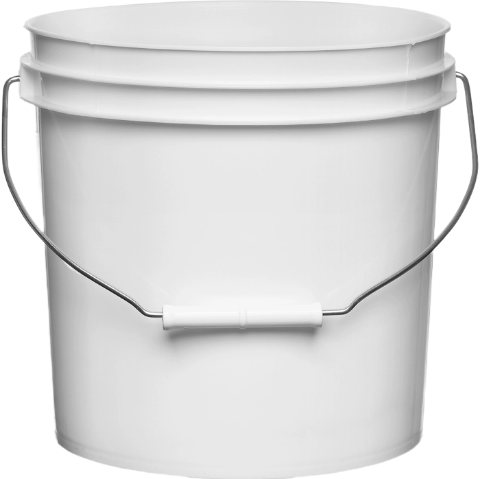 House Naturals 2 Gallon Food Grade BPA Free Made in USA Green Bucket  Container with White Screw On Double Gasket Lid (Pack of 2)