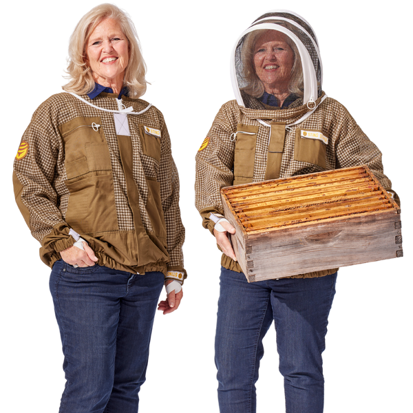 Sting Stopper Professional Ventilated Beekeeping Jacket - Olive Green –  Foxhound Bee Company